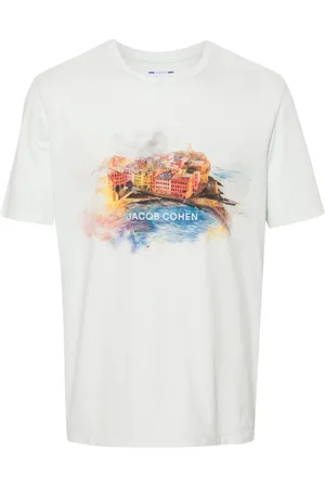Jacob Cohen Illustration-print cotton T-shirt