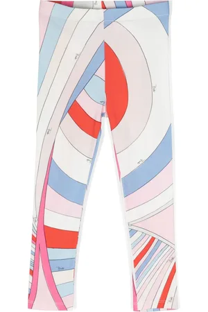 PUCCI Junior logo-embroidered straight-leg trousers - White