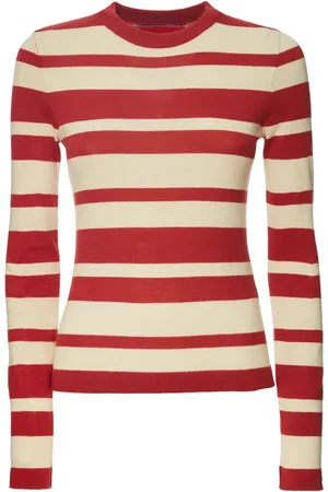 La DoubleJ Striped cotton-blend jumper