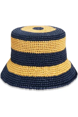 La DoubleJ Striped bucket hat
