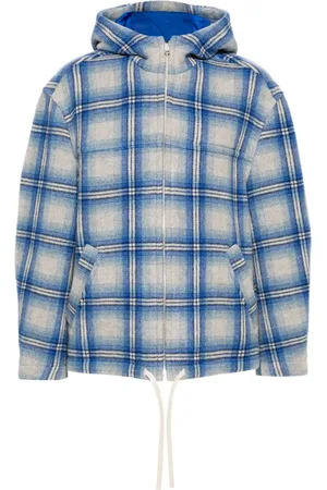 Isabel Marant Kurt checked hooded jacket