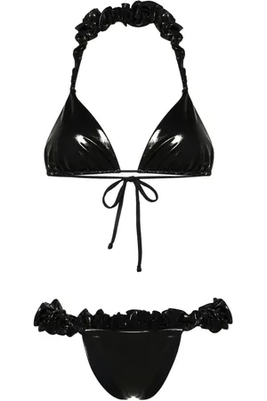 Para Mi Mimi metallic-finish bikini set