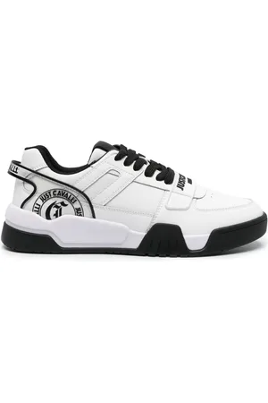 Roberto Cavalli Logo-strap chunky sneakers