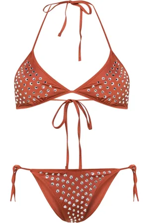 Para Mi Livia crystal-embellished bikini set