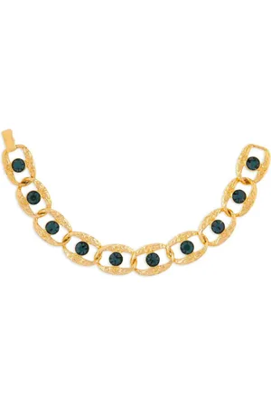 Susan Caplan 1980s Swarovski crystal-embellished bracelet