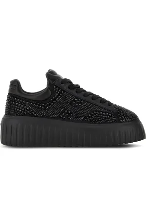 Hogan H-Stripe rhinestone sneakers