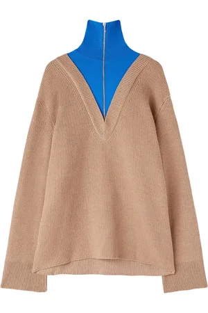 Jil Sander Layered-design wool-blend jumper