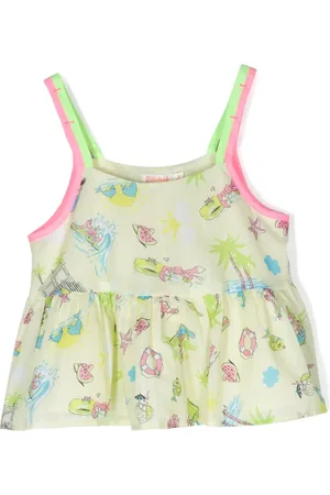 Billieblush Graphic-print cotton top