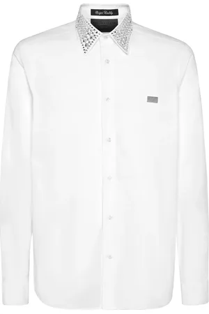 Philipp Plein Sugar Daddy crystal-embellished shirt