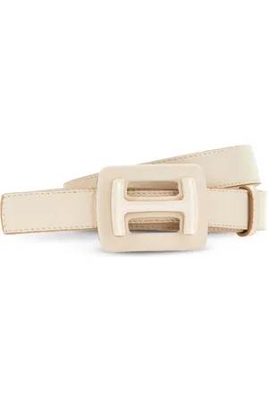 Hogan H-plaque calfskin belt
