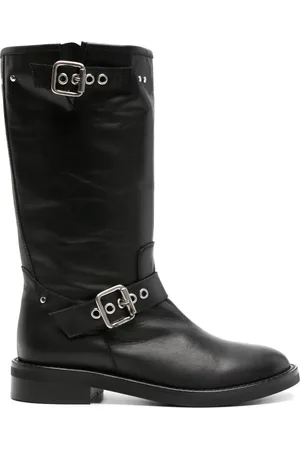 Via Roma Malibu mid-calf leather boots