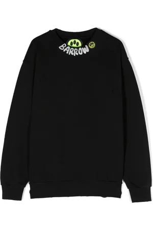 BARROW Logo-print cotton sweatshirt