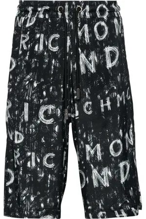 John Richmond Logo-print shorts