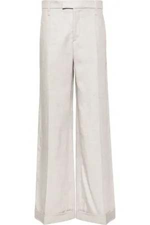 Brunello Cucinelli Lurex wide-leg trousers
