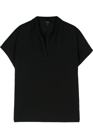 FAY Logo-embroidered piqué polo shirt
