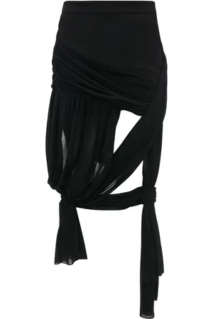 J.W.Anderson Draped wrap midi skirt