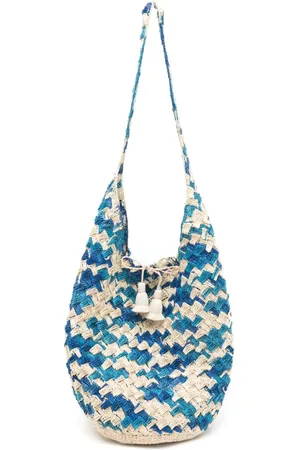 Nannacay Santa Isabel straw shoulder bag