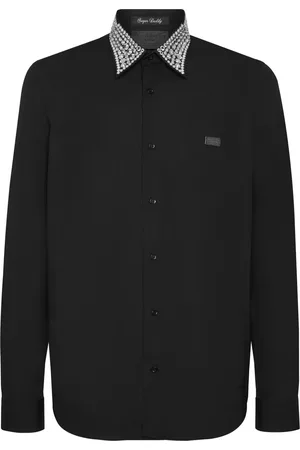 Philipp Plein Sugar Daddy crystal-embellished shirt