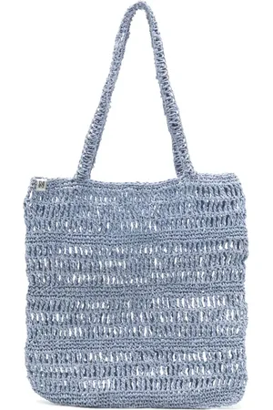 Nannacay Sage straw shoulder bag