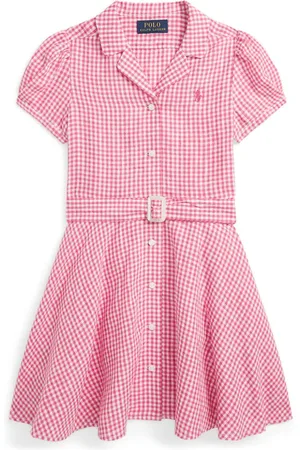 Ralph Lauren Gingham-print linen dress