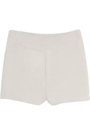 Ami Ami de Coeur ribbed mini shorts