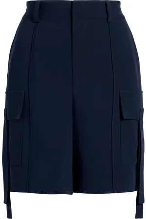 Cinq A Sept Odilia crepe shorts