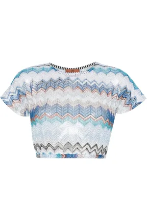 Missoni TOP BLS CROP MULTI COL TONES
