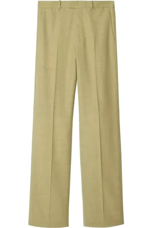 Burberry Straight-leg tailored wool trousers