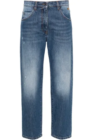 Msgm Mid-rise cropped jeans