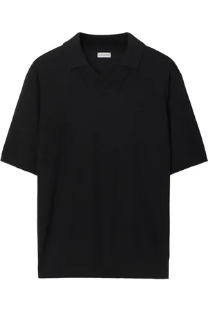Burberry V-neck wool polo shirt