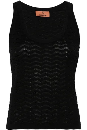 Missoni Zigzag cotton-blend tank top