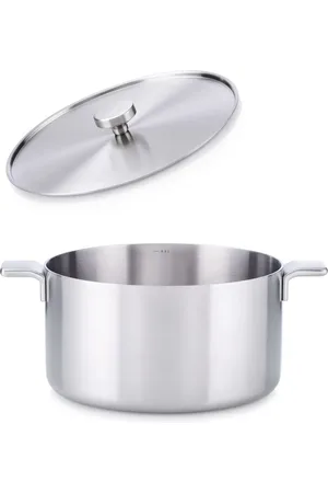 Alessi Two-handle stainless steel casserole (24cm)