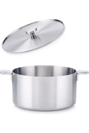 Alessi Two-handle stainless steel casserole (28cm)