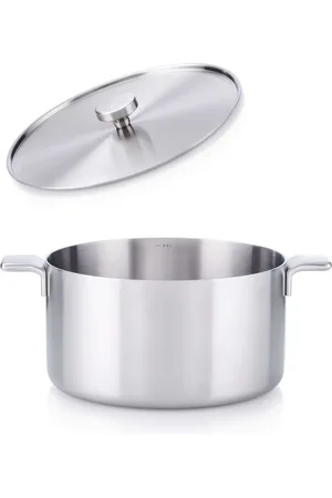 Alessi Two-handle stainless steel casserole (20cm)