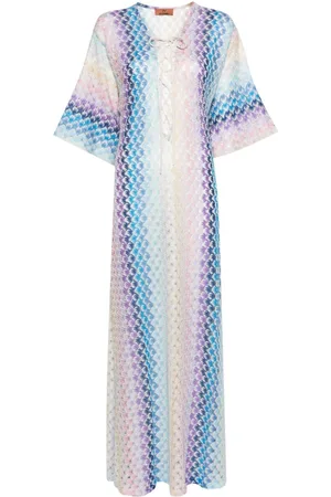Missoni Lace-effect lurex-detailed dress