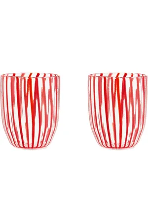 Aquazzura Capri Stripe tumblers (set of two)