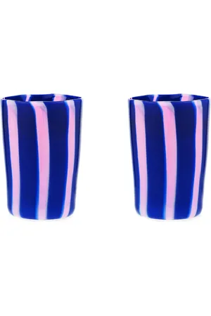 Aquazzura Dolcevita Stripe tumblers (set of two)