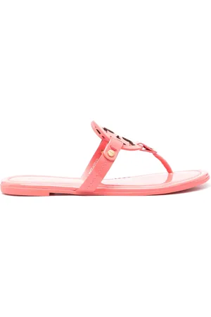 Tory Burch Miller logo-plaque leather sandals