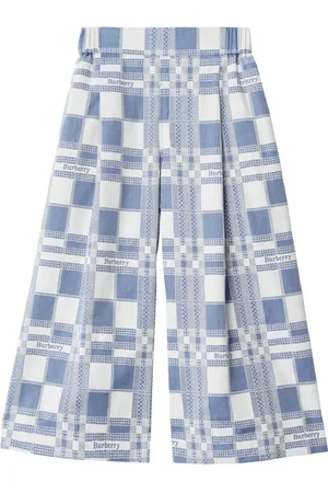 Burberry Check cotton trousers