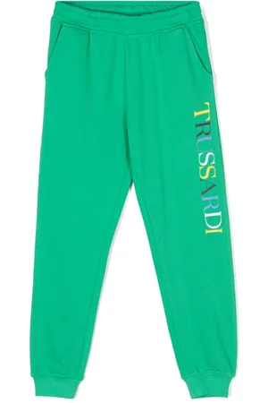 Trussardi Logo-print cotton track pants
