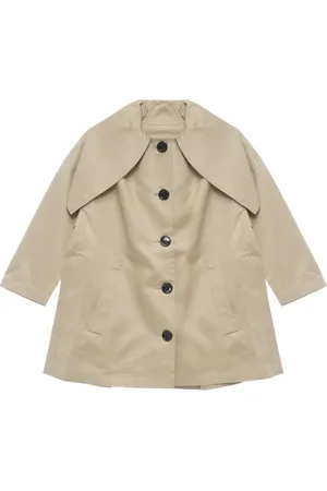 MERYLL ROGGE Bandana-collar taffeta coat