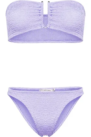 Para Mi Frida wrinkled-effect bandeau bikini