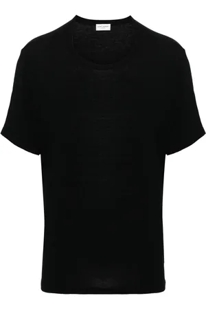 Saint Laurent Crew-neck ribbed T-shirt