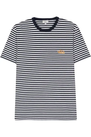 Woolrich Logo-print striped T-shirt