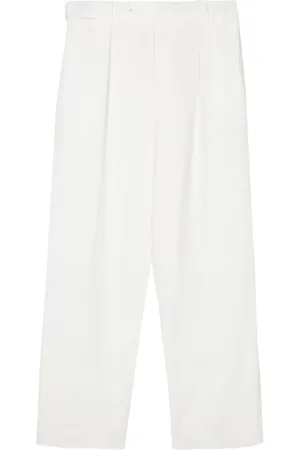 Giorgio Armani Wide-leg linen trousers