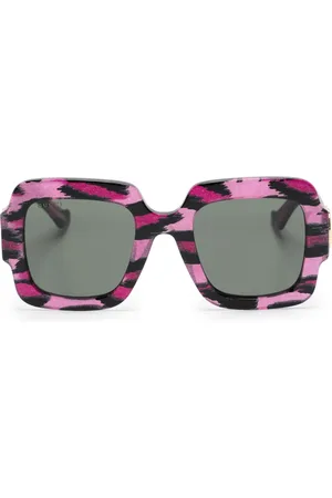 Gucci Double-G oversize-frame sunglasses