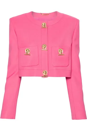 Moschino Single-breasted cropped blazer