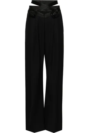 Seen Users Wrapped In Roses tailored trousers