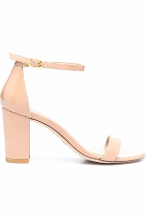 Stuart Weitzman NudistSong 80mm patent leather sandals