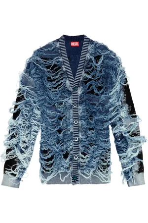 Diesel K-Boboli ripped cardigan